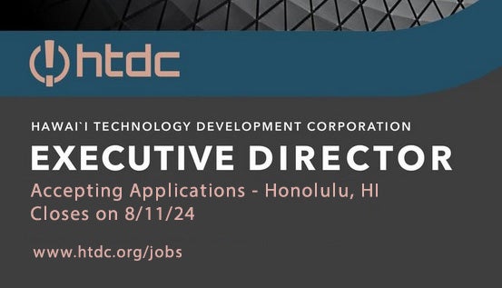 HTDC Executive Director Accepting Applications. Due 08/11/24